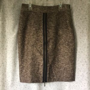 Classiques Entier tweed zip pencil skirt